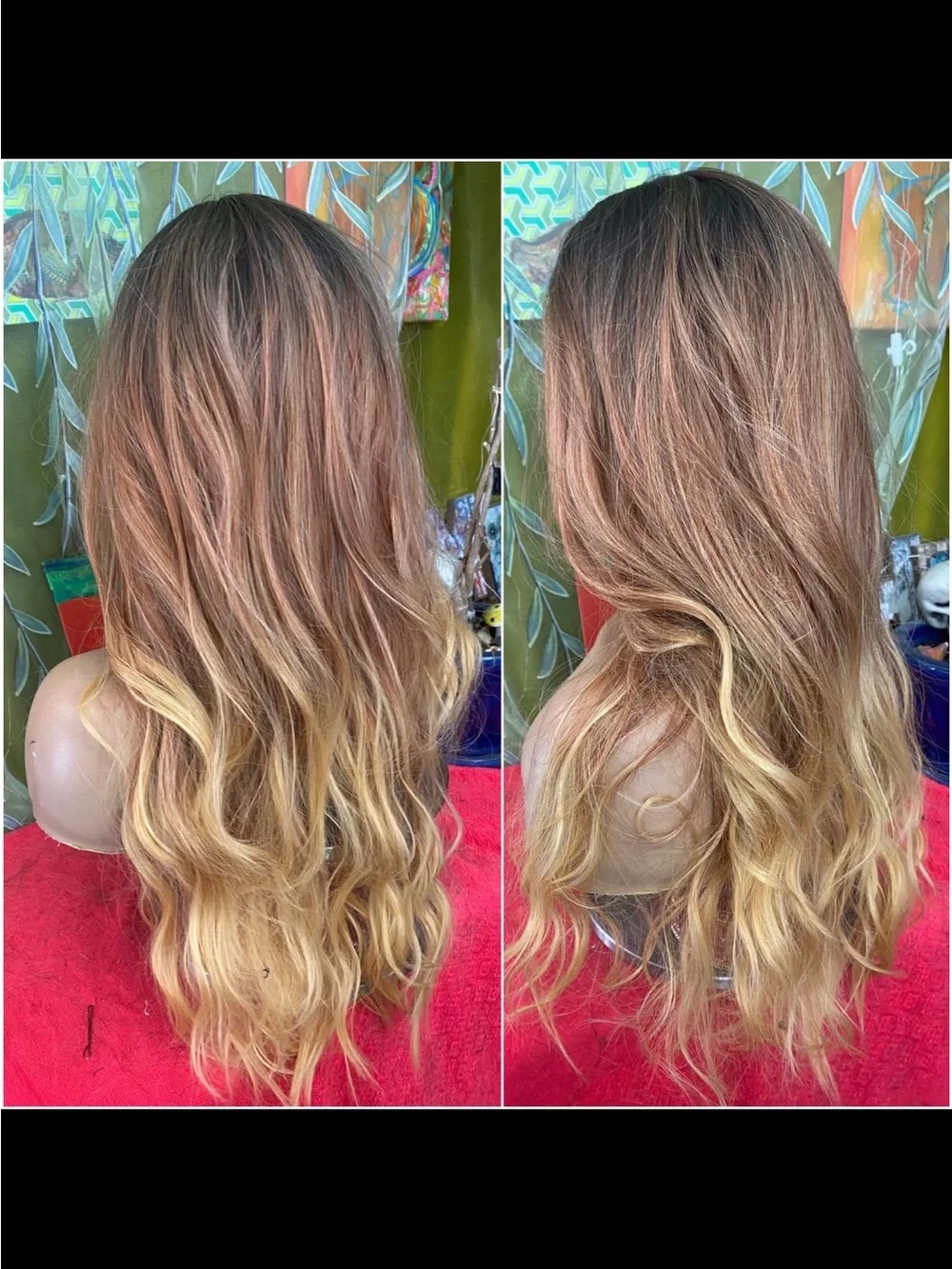 LAST ONEOmbre ginger golden Wig